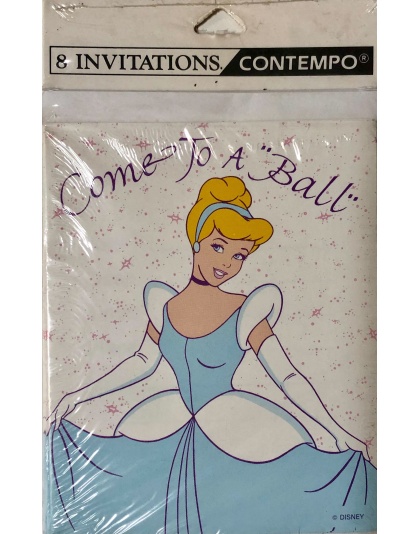 Disney Contempo Cinderella Invitations - 8 Pack