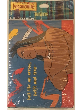 Disney Pocahontas Invitations - 8 Pack