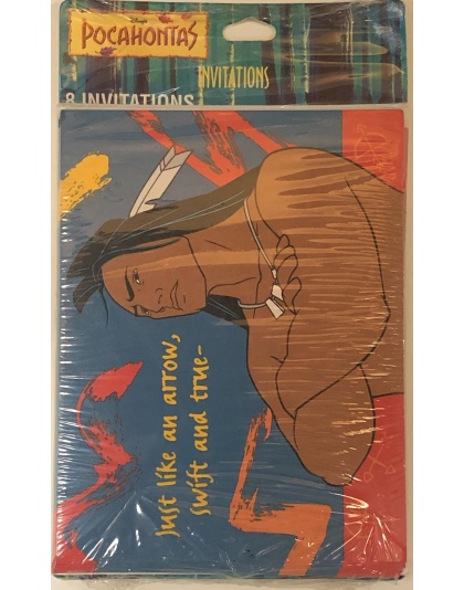 Disney Pocahontas Invitations - 8 Pack