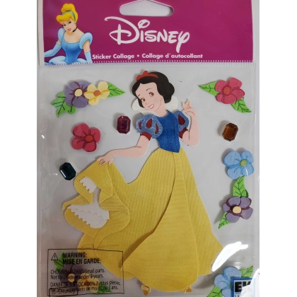 Disney Sticker Collage - Snowwhite Flower