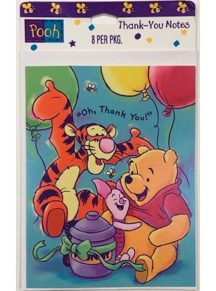 Disney Winnie the Pooh Thank-You Notes - 8 Pack