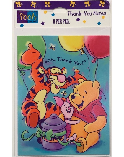 Disney Winnie the Pooh Thank-You Notes - 8 Pack