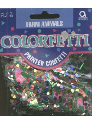 FARM ANIMALS confetti