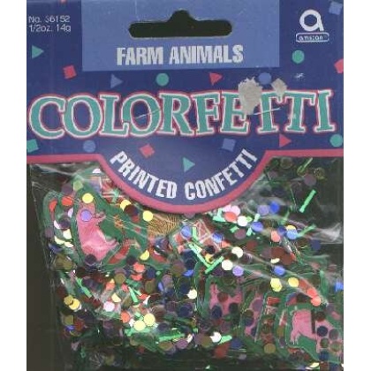 FARM ANIMALS confetti