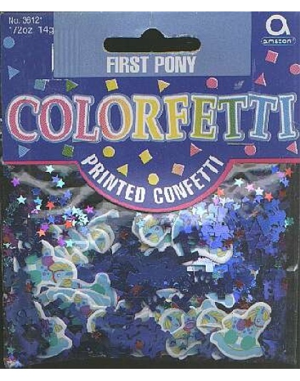 FIRST PONY confetti