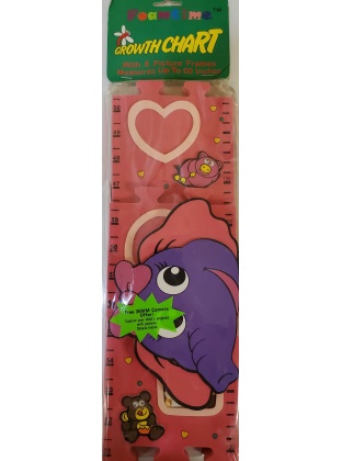 Foamtime Growth Chart Pink Elephant