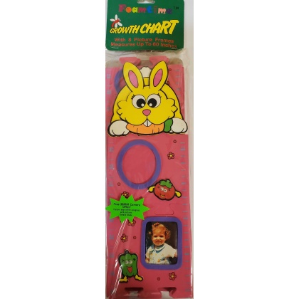 Foamtime Growth Chart Pink Rabbit