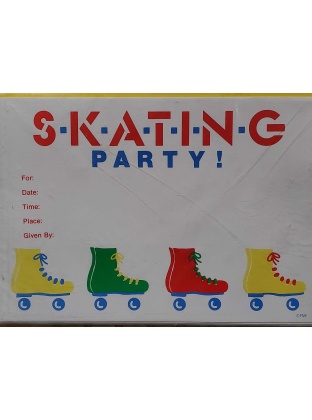 Frances Meyer Skating Party Invitations - 8 Count