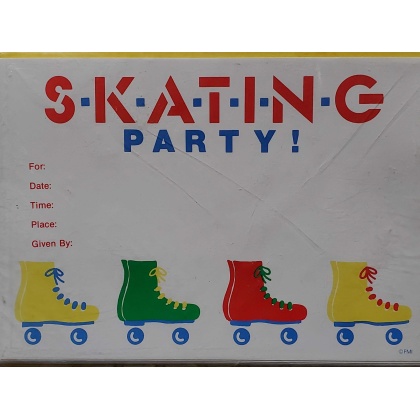 Frances Meyer Skating Party Invitations - 8 Count