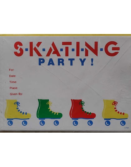 Frances Meyer Skating Party Invitations - 8 Count