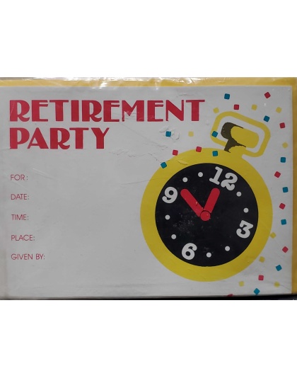 Francis Meyer Retirement Party Invitations - 8 count