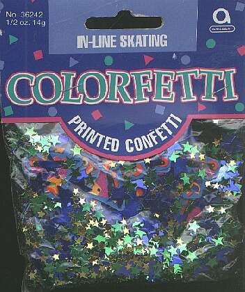 IN-LINE SKATING confetti