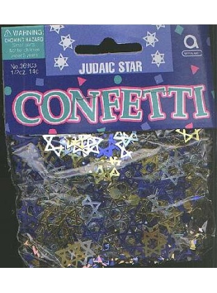 JUDAIC STAR confetti