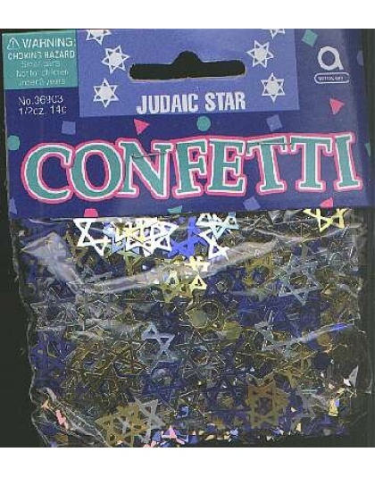 JUDAIC STAR confetti