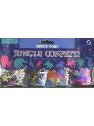 JUNGLE Confetti 4 pack