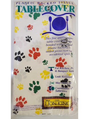 Lion King Paw Prints Table Cover