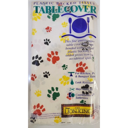 Lion King Paw Prints Table Cover