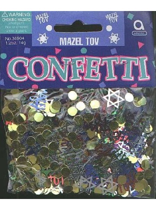 MAZEL TOV confetti