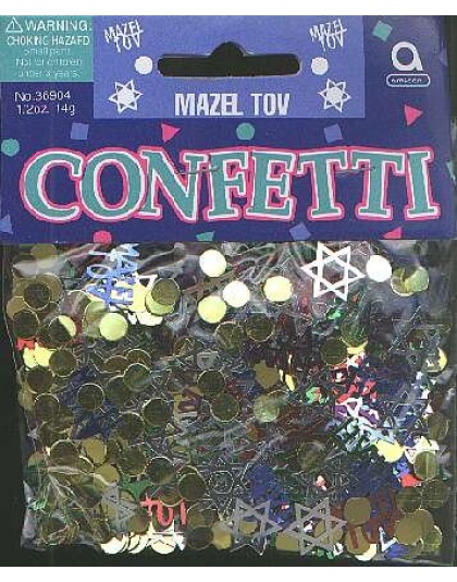 MAZEL TOV confetti