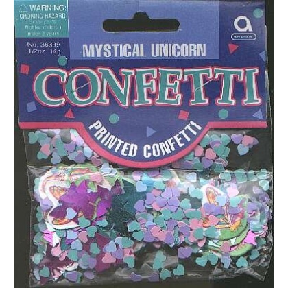 MYSTICAL UNICORN confetti