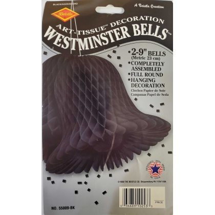 Medium Black Westminster Bells