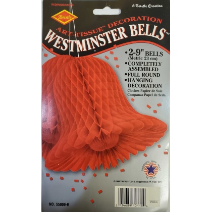 Medium Red Westminster Bells