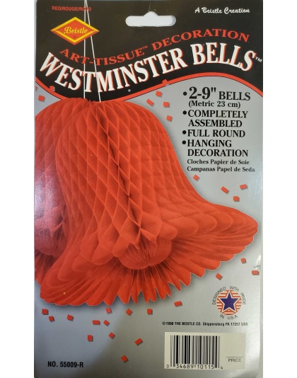 Medium Red Westminster Bells