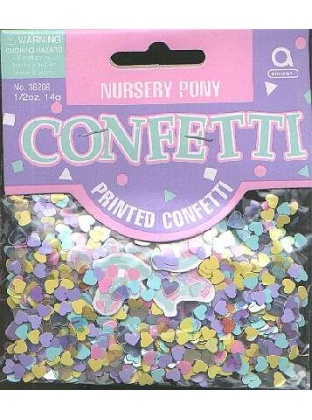 NURSERY PONY confetti