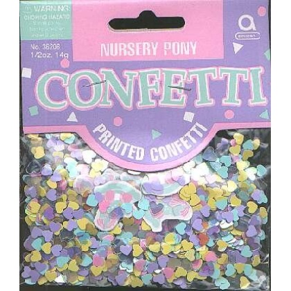 NURSERY PONY confetti