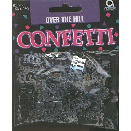 OVER THE HILL - confetti