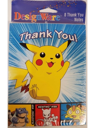 Pokemon Thank You Cards