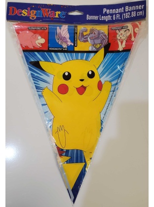 Pokemon pennant Banner 6 ft.