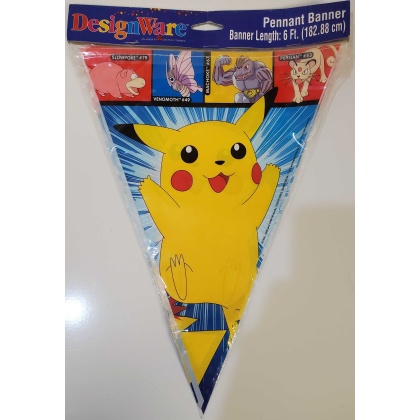 Pokemon pennant Banner 6 ft.