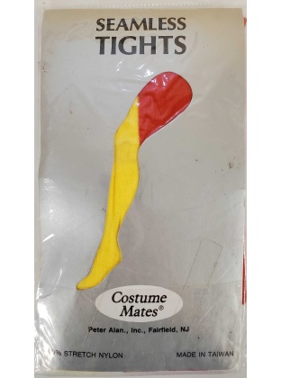 RED AND YELLOW Adult Tights