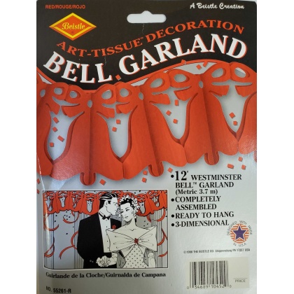 Red Westminster Bell Garland