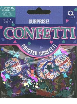 SURPRISE confetti