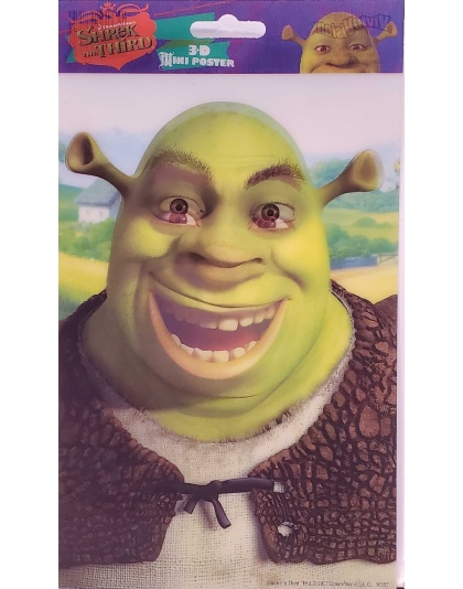 Shrek the Third 3-D Mini Poster - Shrek