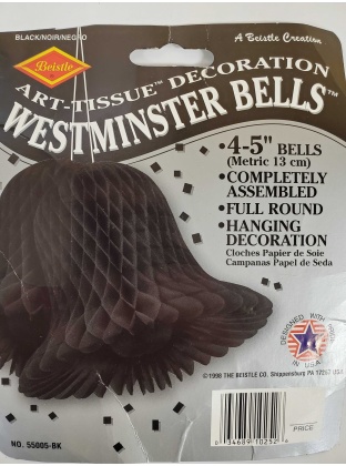 Small Black Westminster Bells