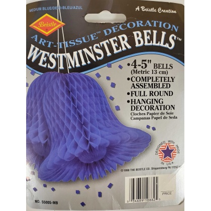 Small Blue Westminster Bells