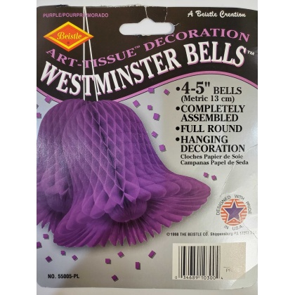 Small Purple Westminster Bells