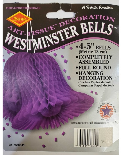 Small Purple Westminster Bells