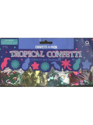 TROPICAL Confetti 4 pack