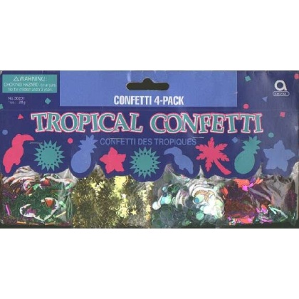 TROPICAL Confetti 4 pack