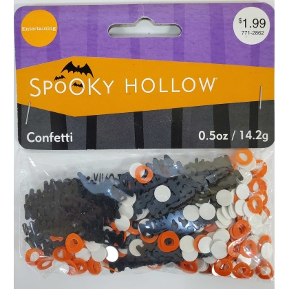 Entertaining Spooky Hollow Confetti - Happy Halloween