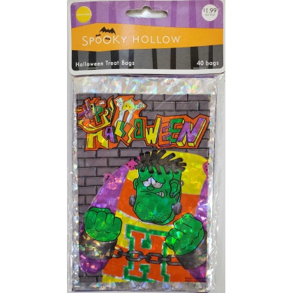 Entertaining Spooky Hollow Halloween Treat Bags - Frankenstein