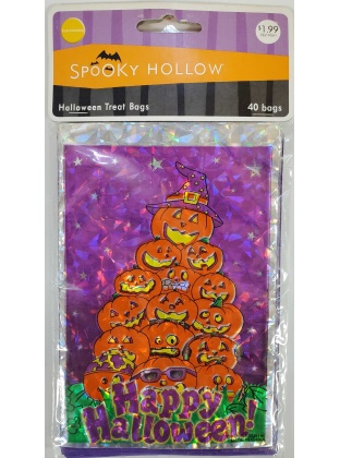 Entertaining Spooky Hollow Halloween Treat Bags - Pumpkin Stack