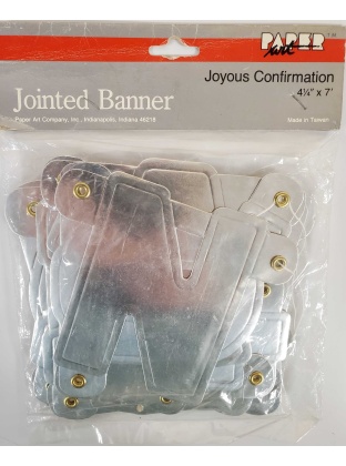 Joyous Confirmation Jointed Banner