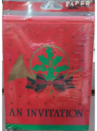 Paper An Invitation Christmas Horn- 8 Pack