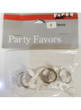 Paper Art Dove Ring Party Favors