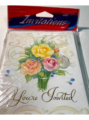 Paper Art Eternal Love Invitations - 8 Pack